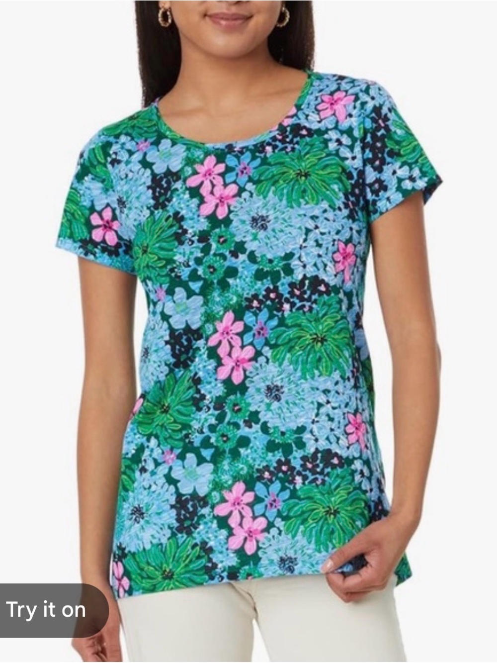 Lilly Pulitzer Etta Scoop Neck in Soirée All Day